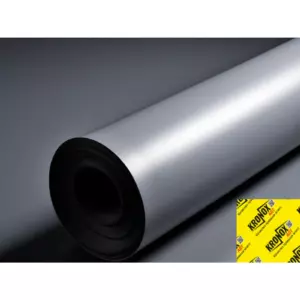 Кровельная гидроизоляционная ПВХ мембрана KRONOX®ART 1,5 мм серая (без армированной сетки)